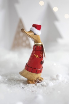 DCUK Traditional Christmas Design Wooden Ducklings - Choice of Design